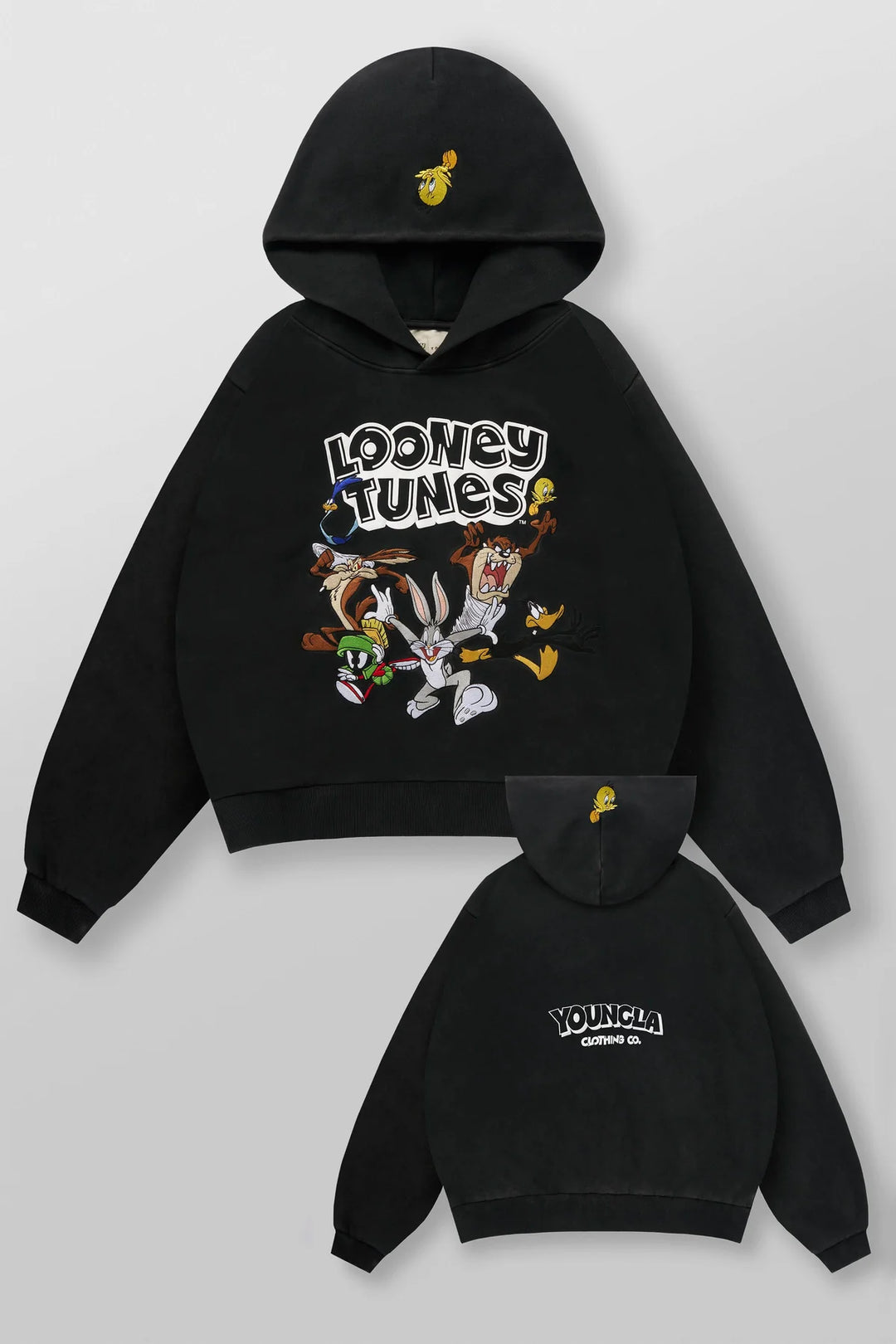 5114 - LOONEY TUNES EMBROIDERED HOODIES