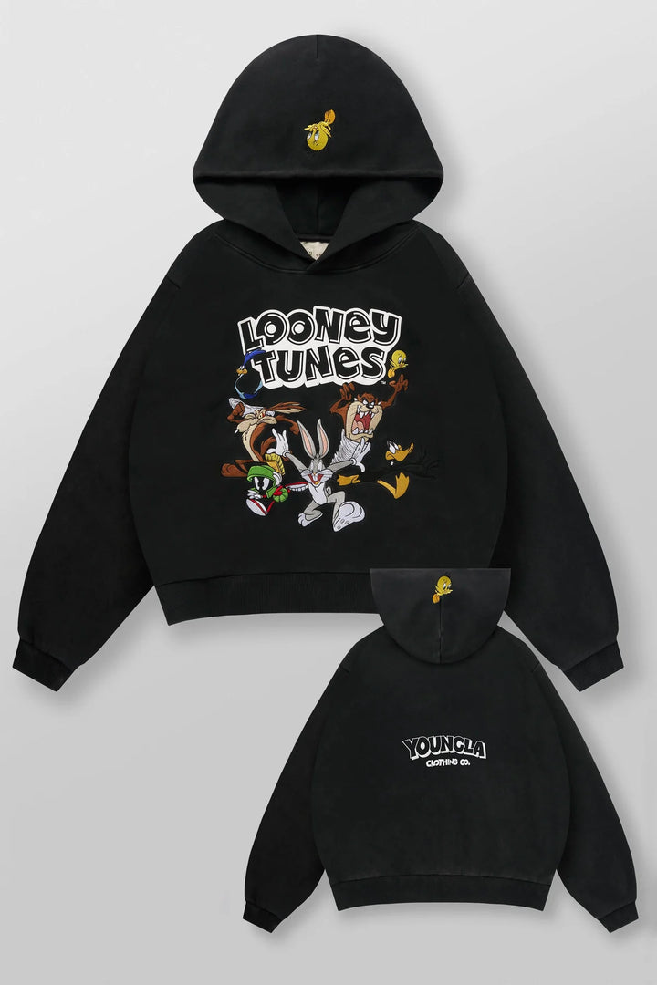5114 - LOONEY TUNES EMBROIDERED HOODIES