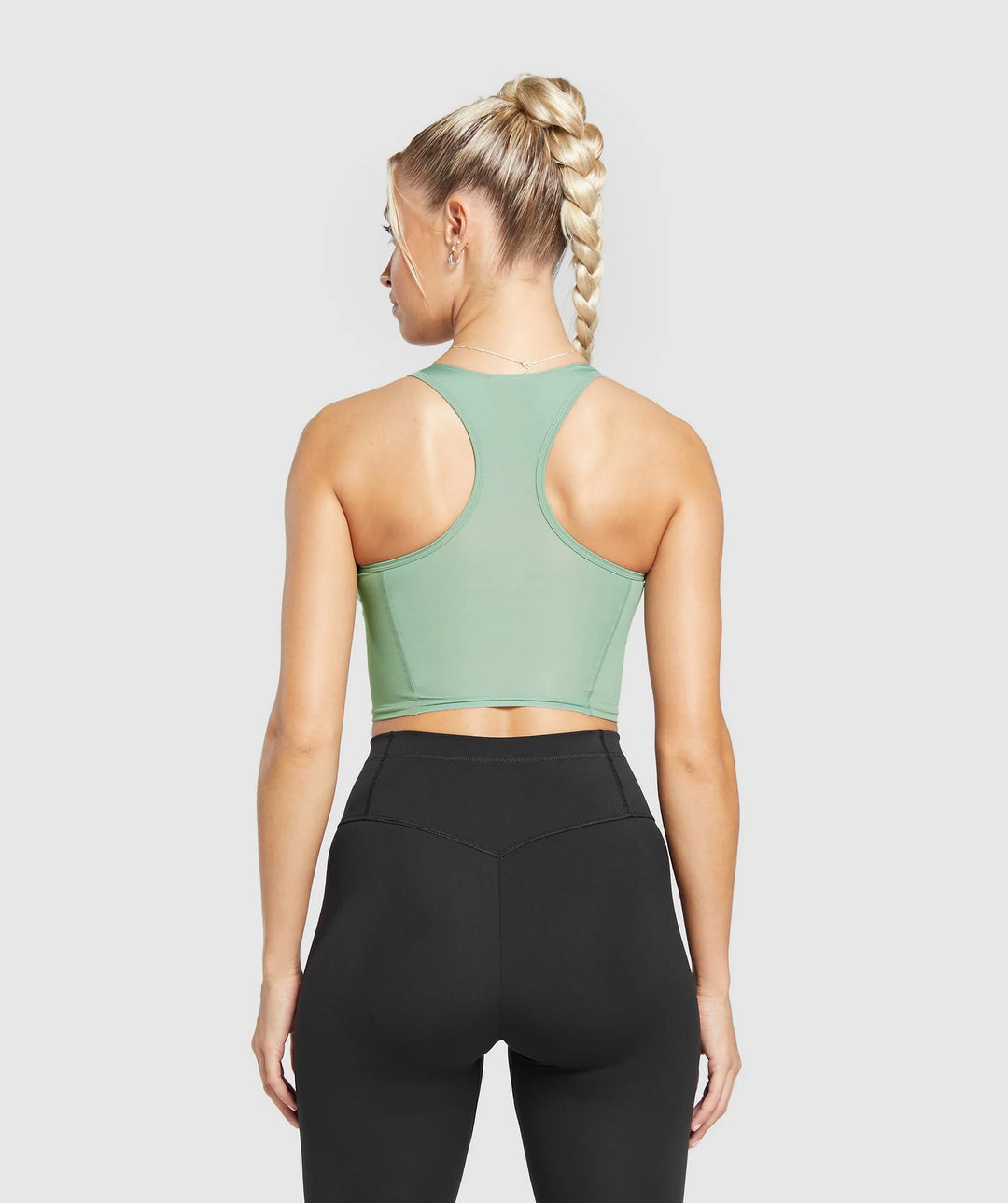 CROP MESH TANK