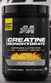 MuscleTech Platinum 100% Creatine Monohydrate 60 Servicios
