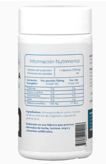 Ashwagandha   Sensoril   10%   60   Cápsulas