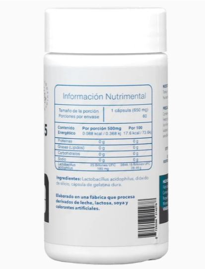 Probióticos   25Billones   60   Cápsulas