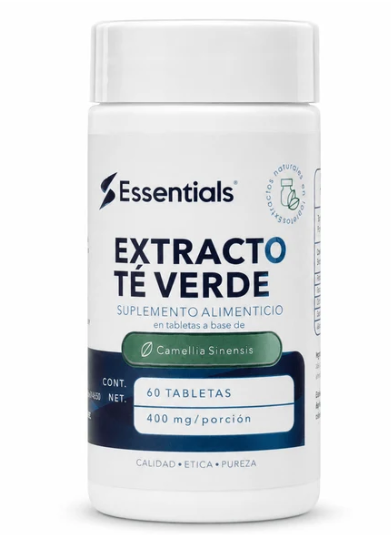 Extracto de Té Verde 400mg 60 Tabletas