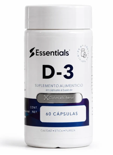 Vitamina D3 5000UI 60 Cápsulas