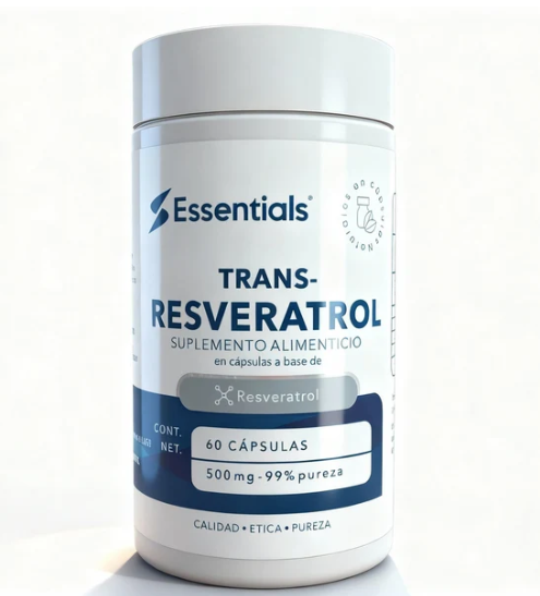 Trans-Resveratrol   98%   500mg   60   Cápsulas