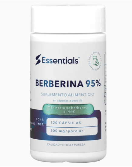 Berberina   95%   500mg   120   Capsulas