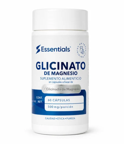 Glicinato   de   magnesio   500mg   60   Caps