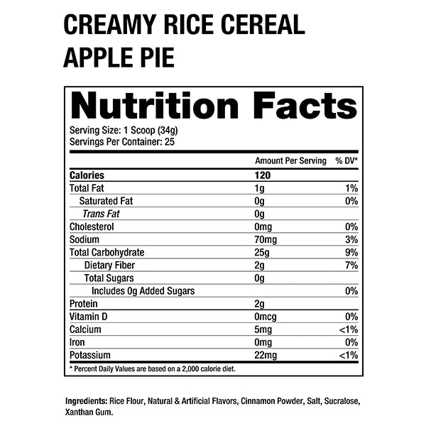 CREAMY RICE CEREAL (850g)