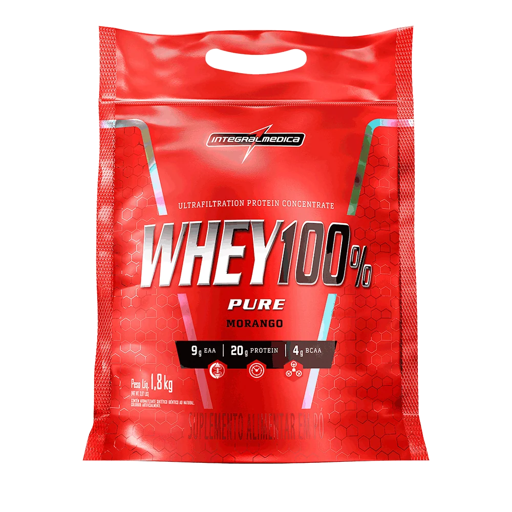 Whey Protein Concentrado Pouch 1,8Kg 60 porciones