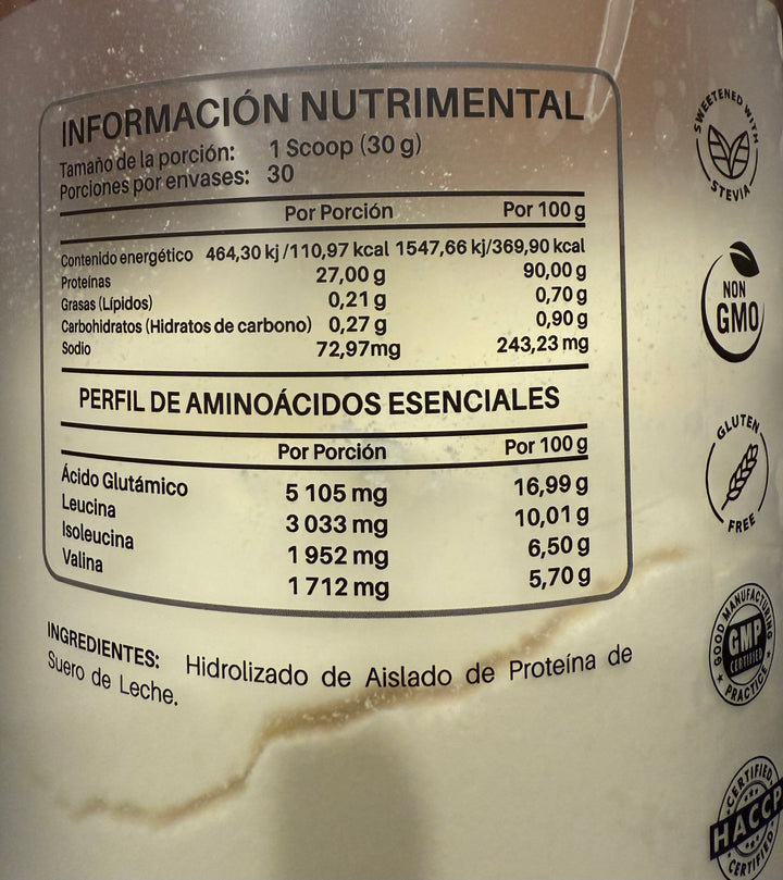 ISO RAW 30 porciones Sabor Natural