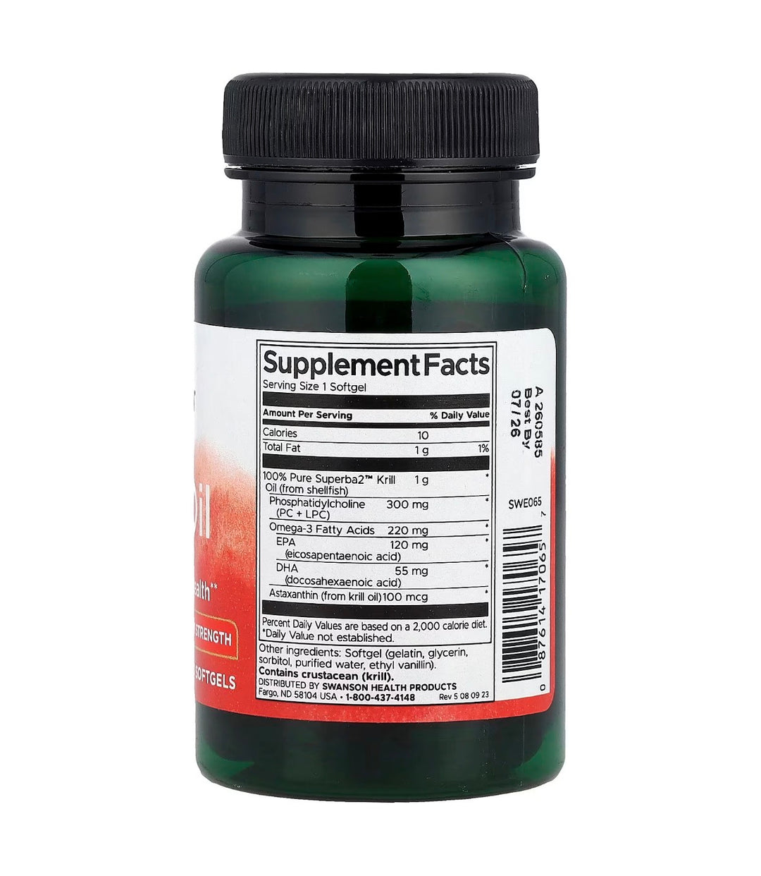 Swanson Aceite de Krill 30 Caps
