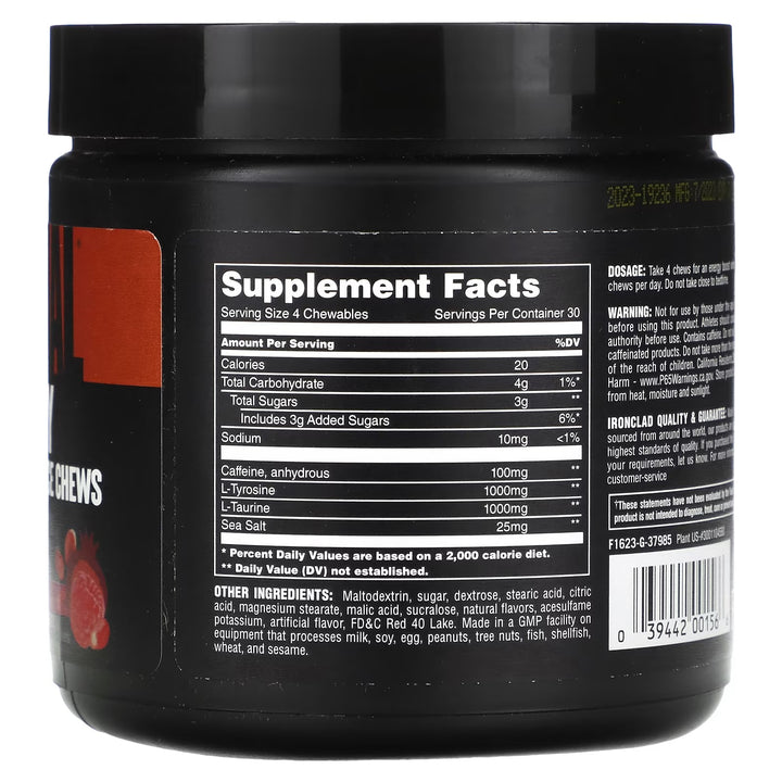 Animal Energy Performance 120 Chewable tabs