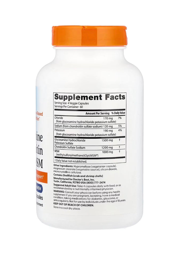 Glucosamine Chondroitin MSM 240 veggie caps