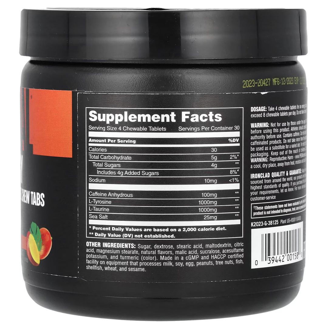 Animal Energy Performance 120 Chewable tabs
