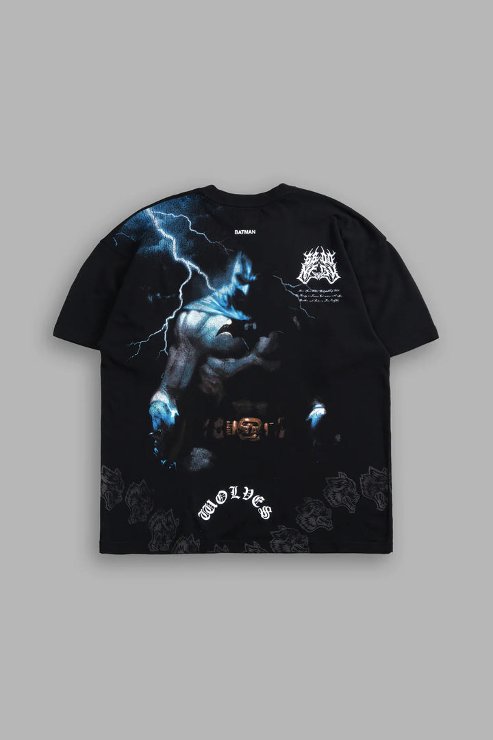 BATMAN VS JOKER "SIDE-BY-SIDE" TEE BOX SET IN BLACK