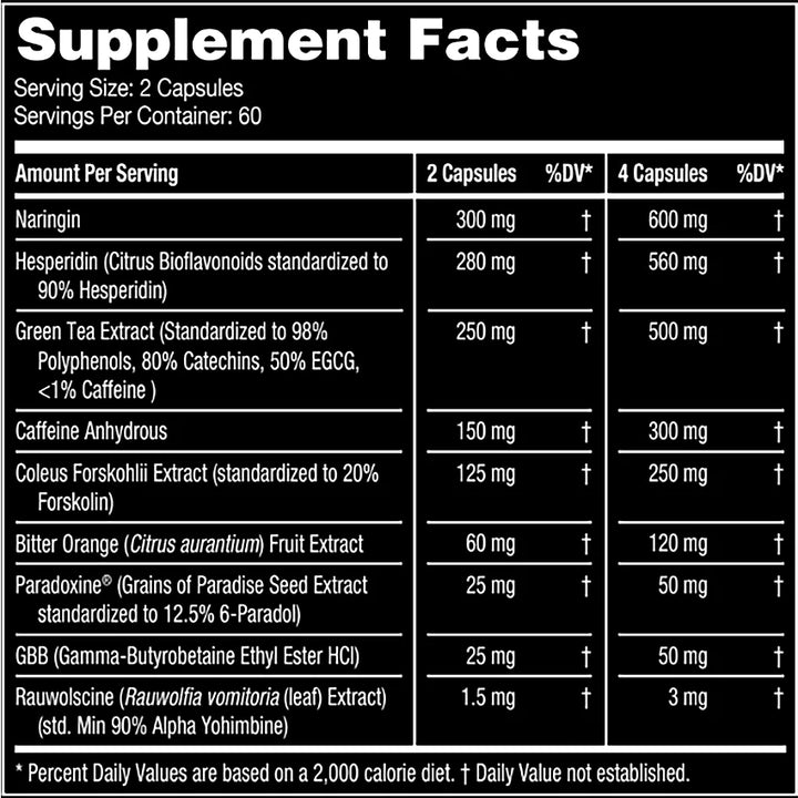 Cyclean AM - Suppresses Appetite 120 caps 60 porciones