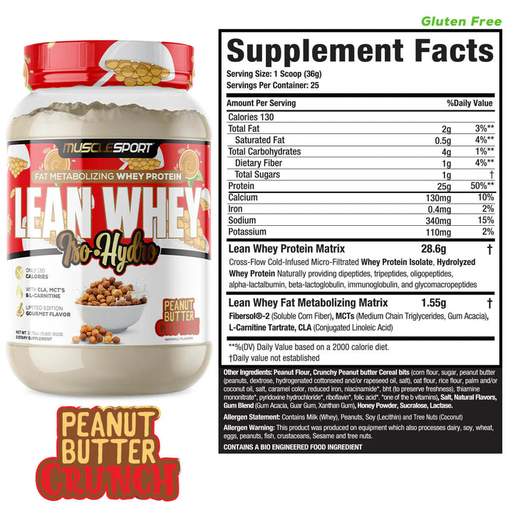 Lean Whey 2 lbs 26 porciones
