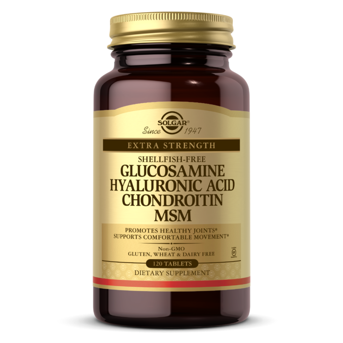 GLUCOSAMINE HYALURONIC ACID CHONDROITIN MSM (SHELLFISH-FREE) 120 tabs