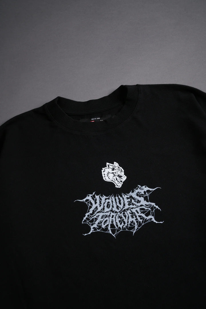 SEED OF DARCNESS "PREMIUM" OVERSIZED UNISEX TEE IN BLACK/RED