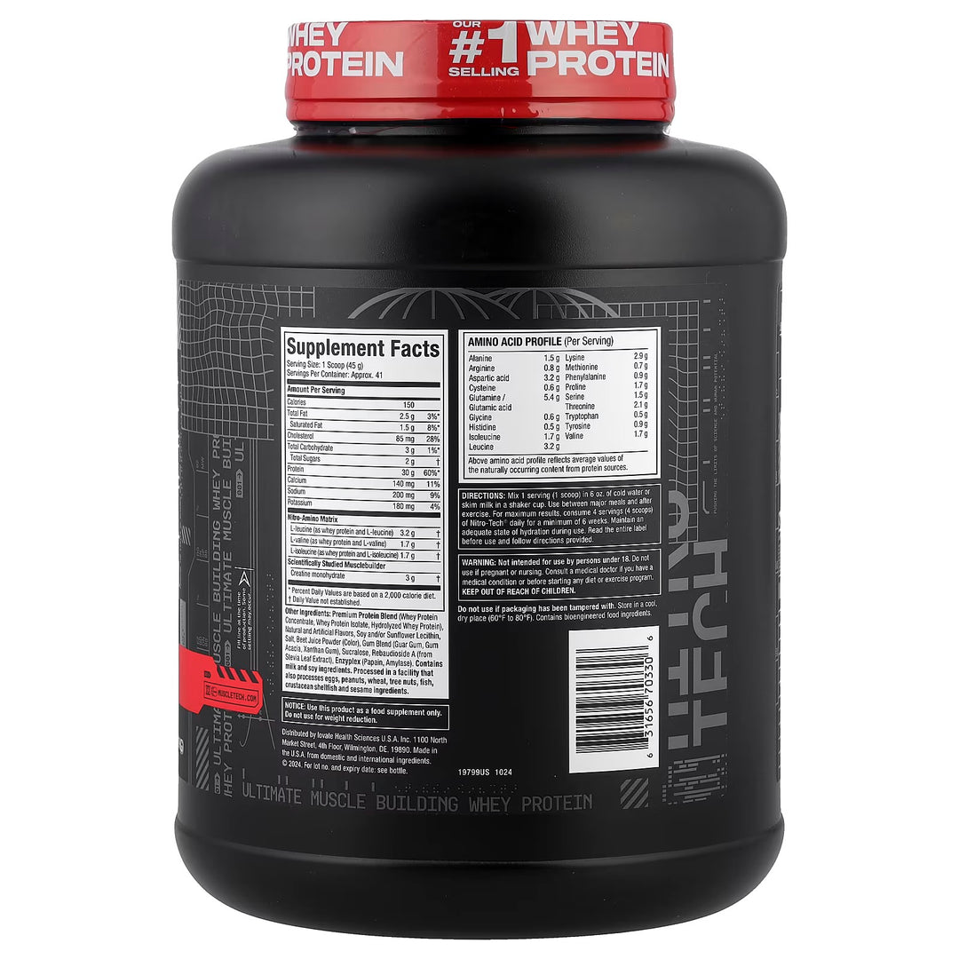 NitroTech 4 lbs 40 porciones