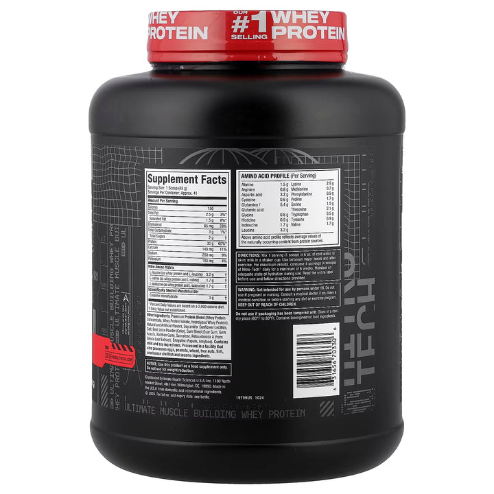 NitroTech 4 lbs 40 porciones