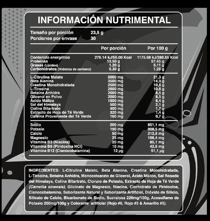 UP Pre 2.0 30 porciones