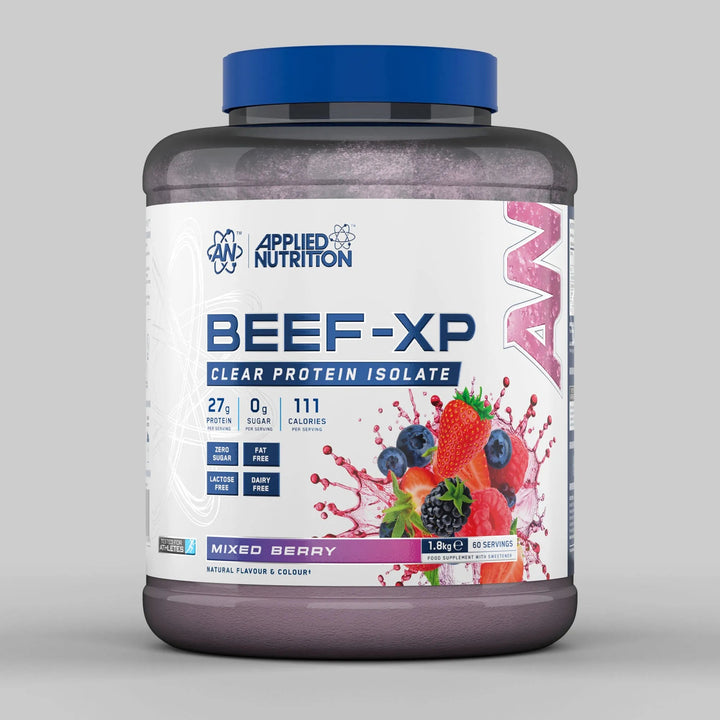 BEEF-XP Aislado de proteína de carne de res transparente 60 Porciones