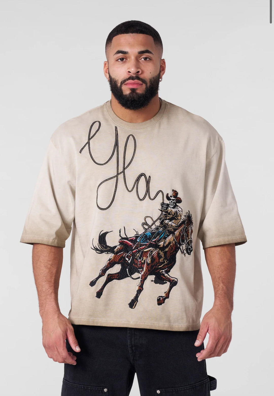 4127 - COWBOY EMBROIDERED TEES