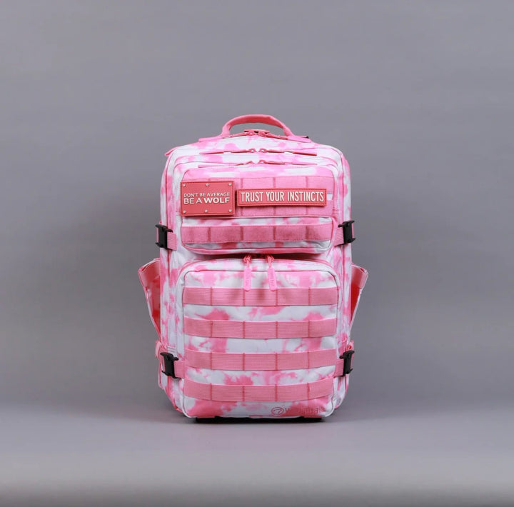 35L Backpack Timber Wolf Pink Coral