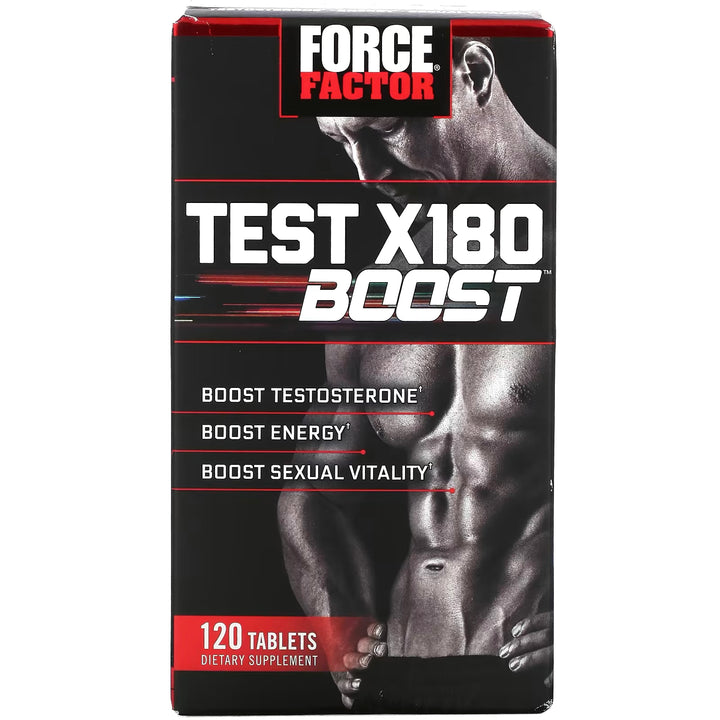 Test X180 Boost, Potenciador de la testosterona masculina, 120 tabs