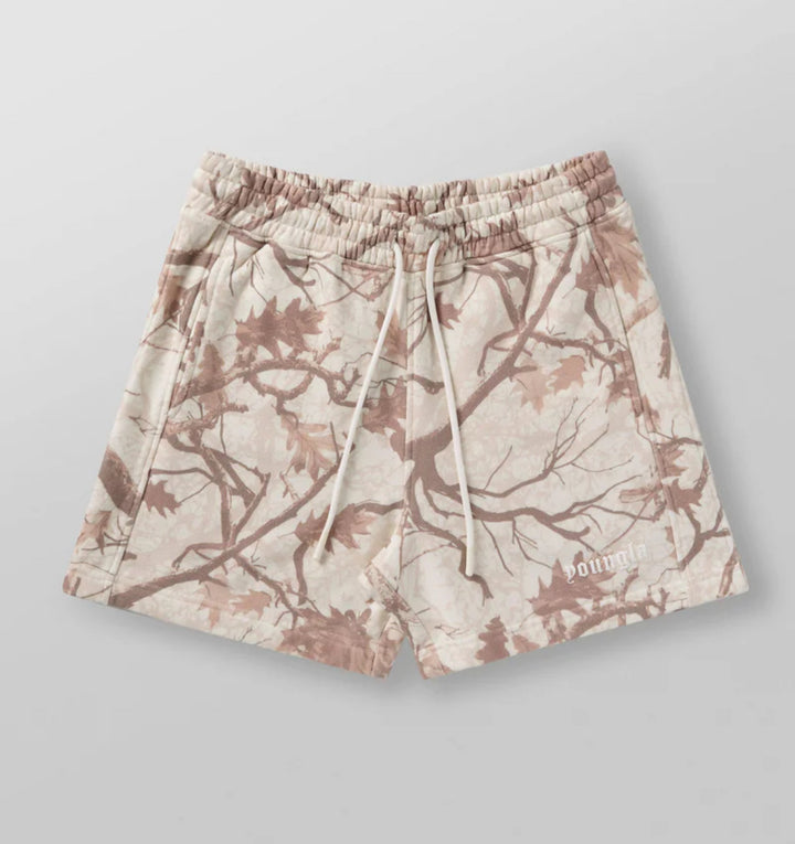 1118 Three camo cotton shorts