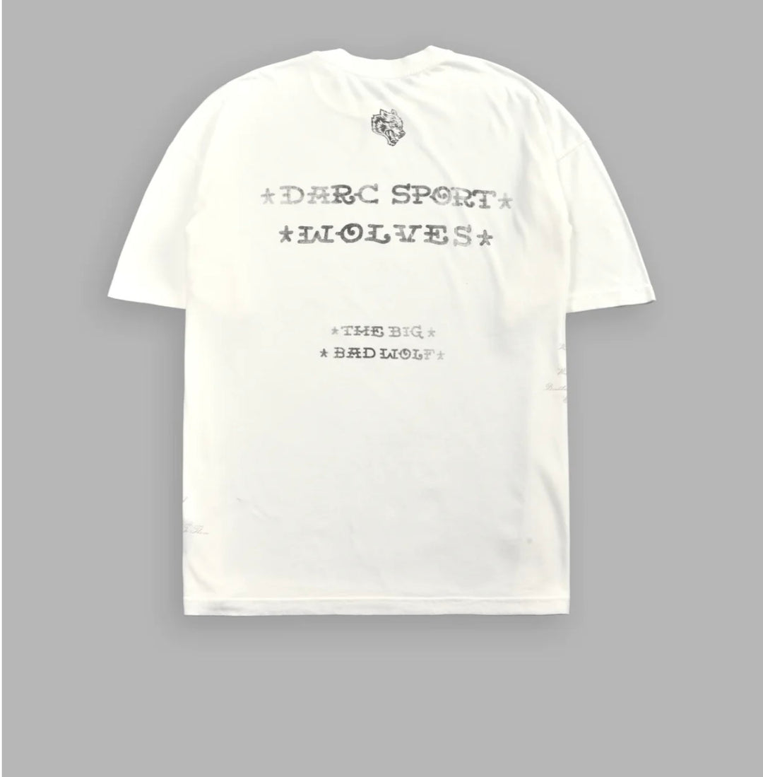 SET DE CAMISETAS MICKEY & THE WOLF "SIDE-BY-SIDE" EN COLOR CREMA (4 pzas)