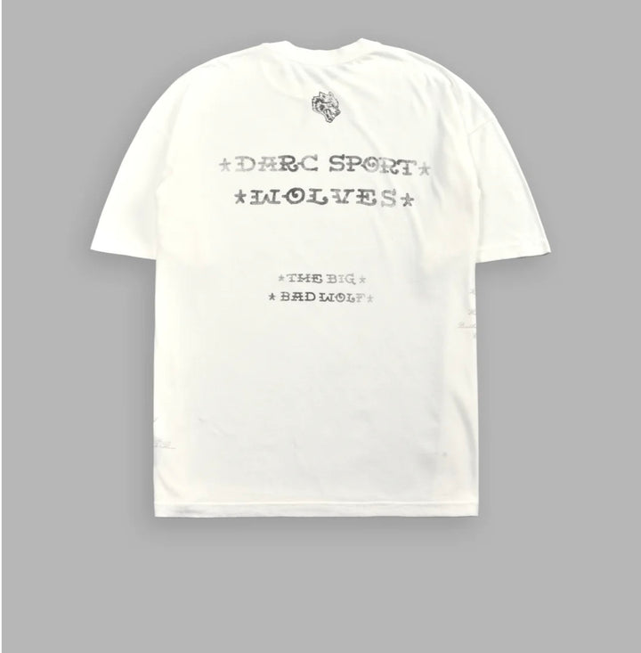 SET DE CAMISETAS MICKEY & THE WOLF "SIDE-BY-SIDE" EN COLOR CREMA (4 pzas)