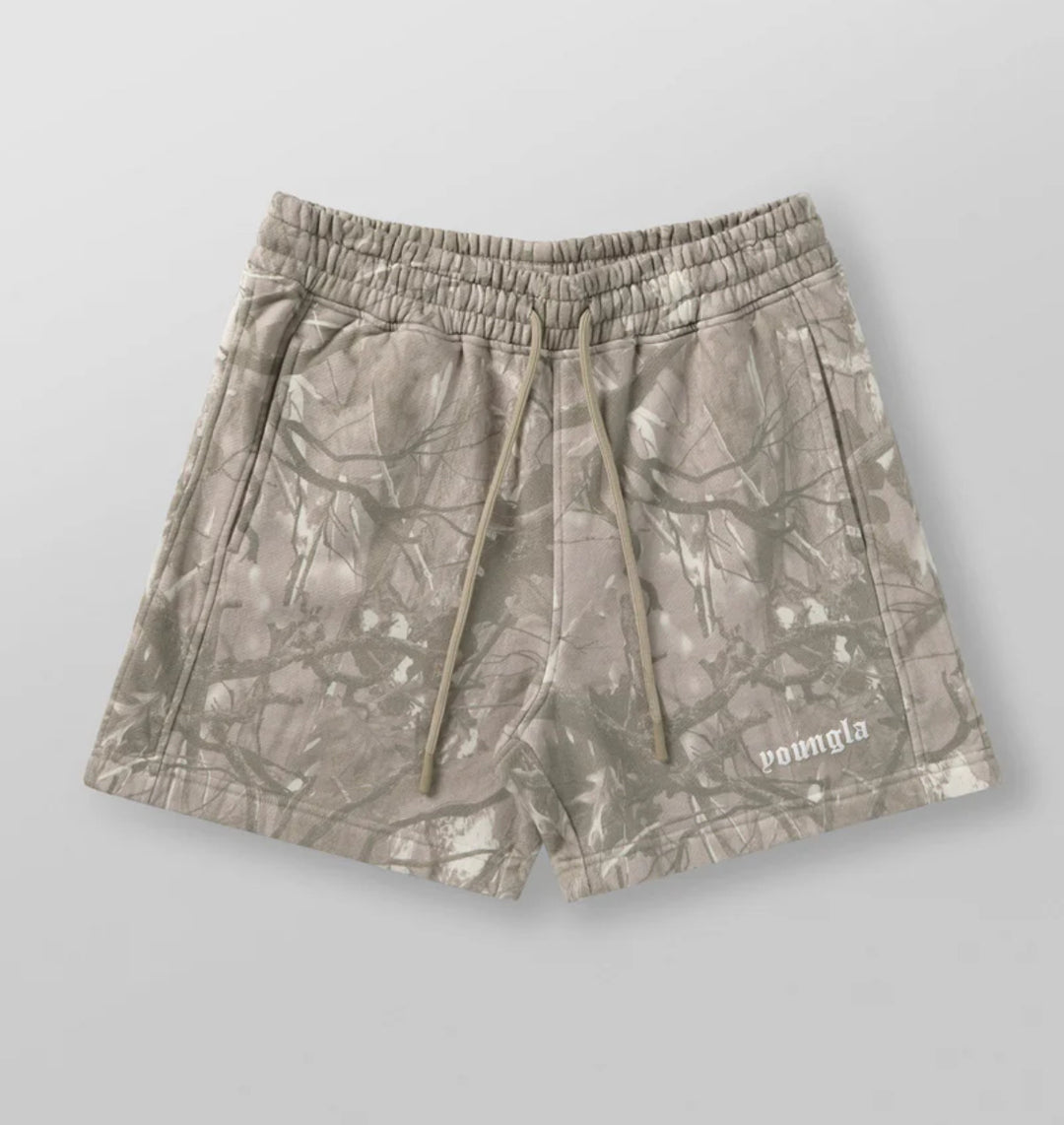 1118 Three camo cotton shorts