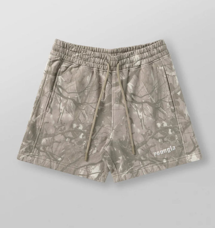 1118 Three camo cotton shorts