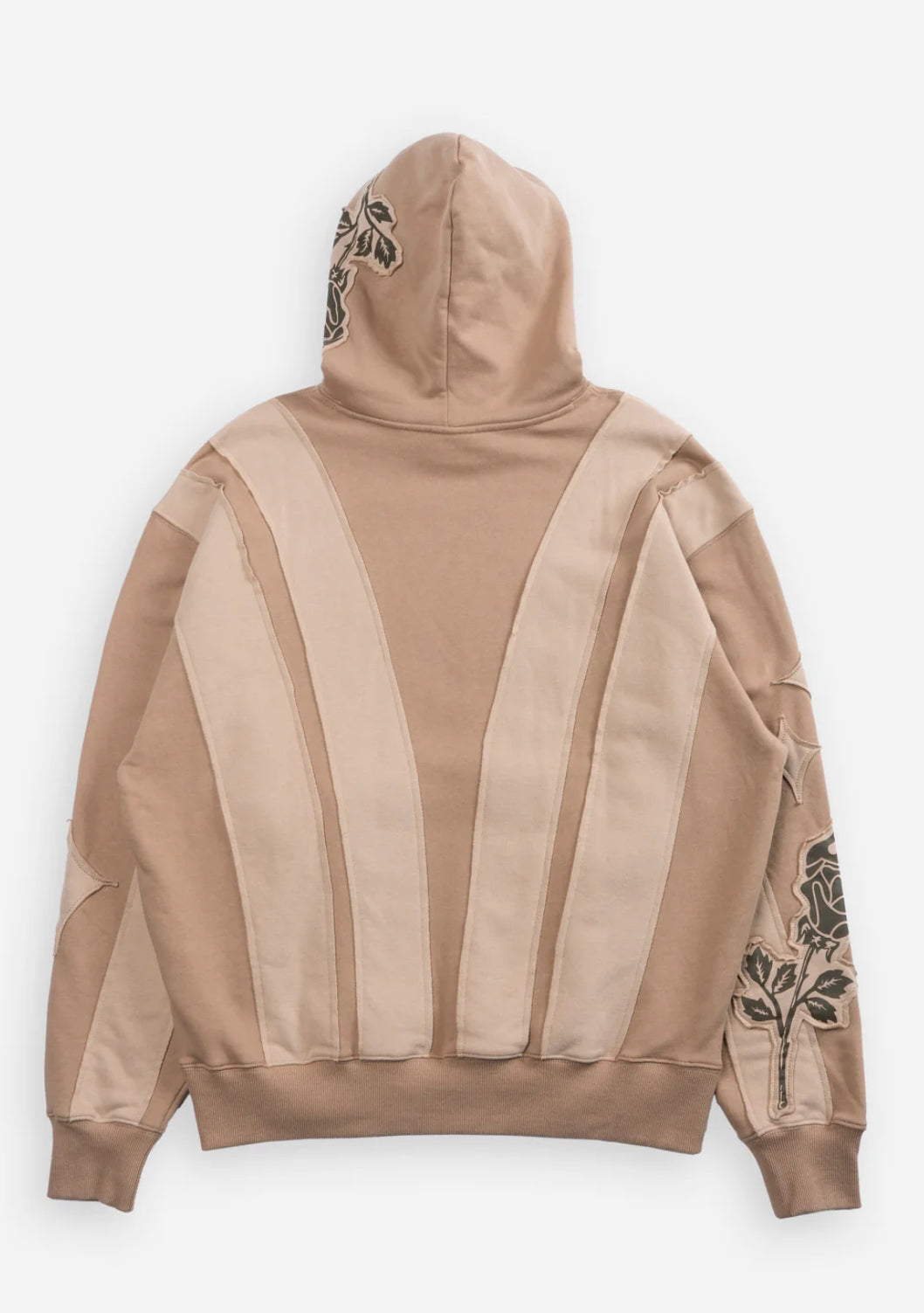 PANEL REGIME HOODIE IN SAND