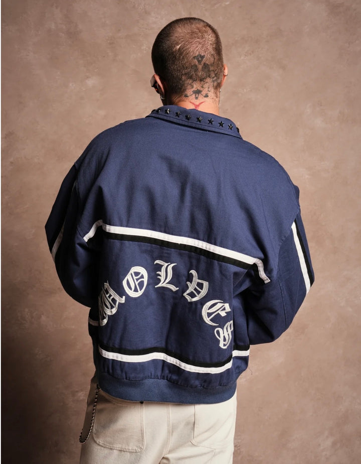 CHAQUETA MICKEY FRVR BIG MOE EN COLOR AZUL MARINO