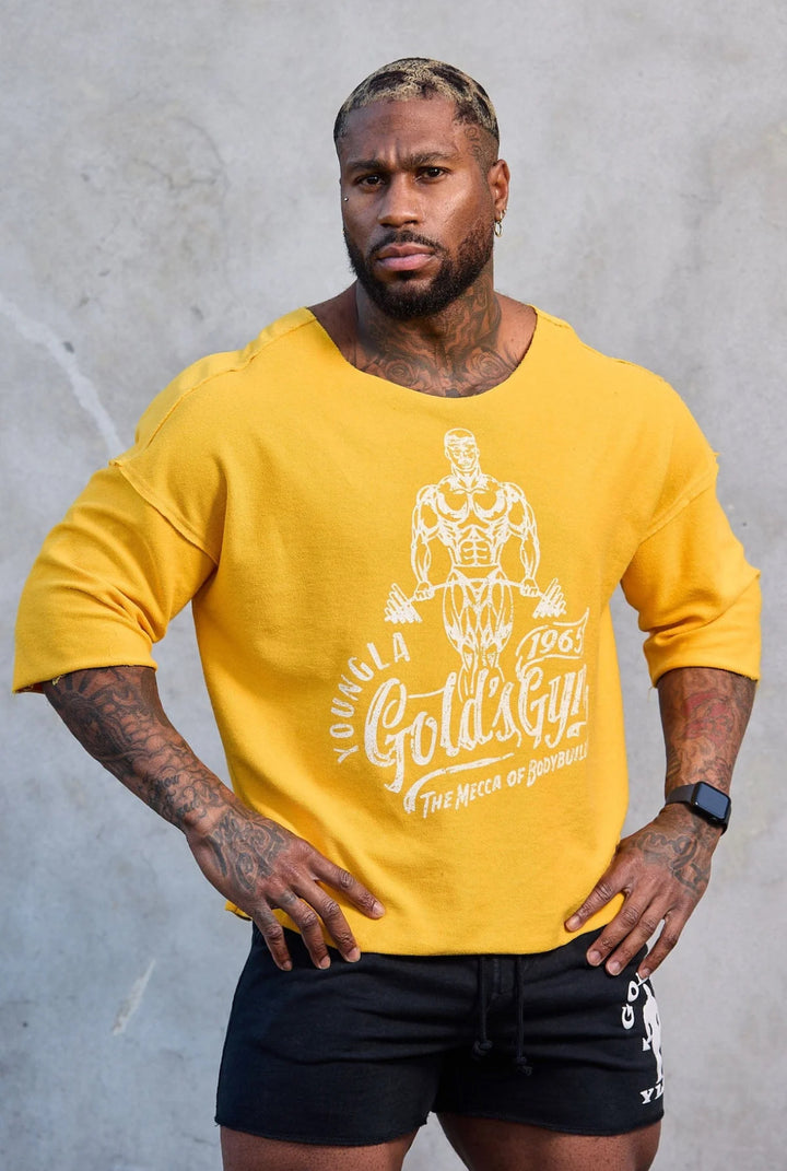 5021 - GOLD'S GYM WIDE NECK TERRY TEE