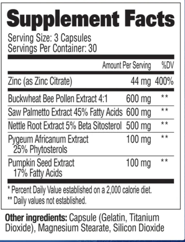 Testrol Prostate 90 caps