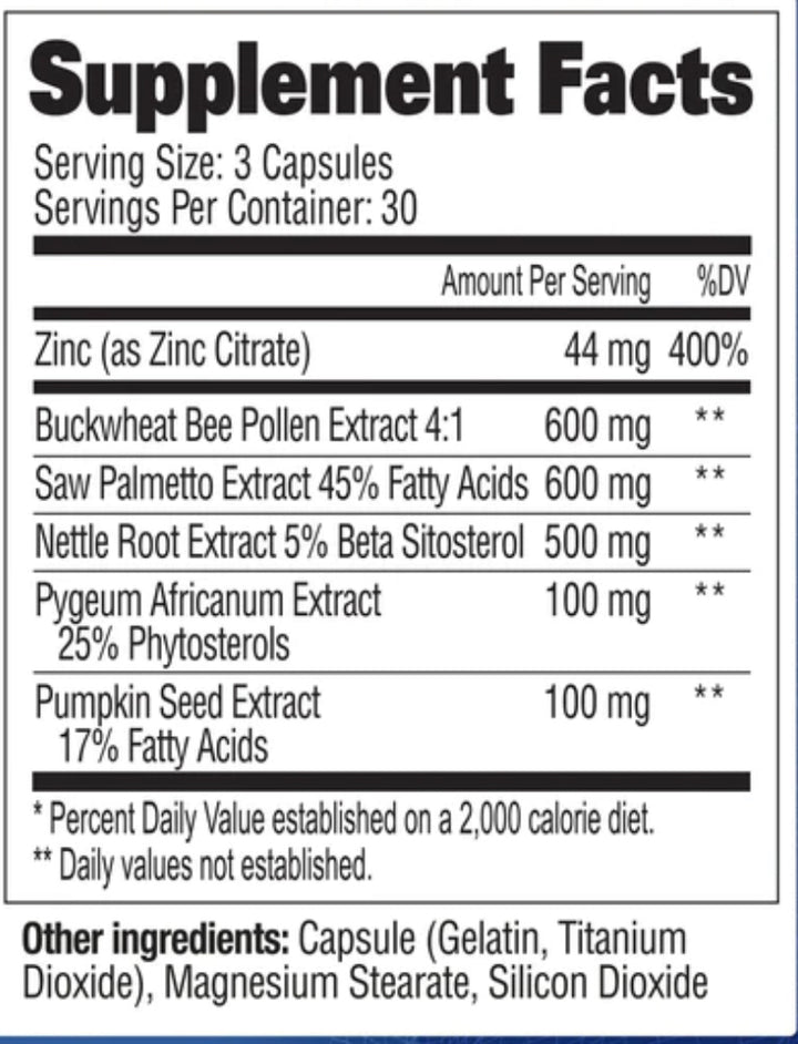 Testrol Prostate 90 caps