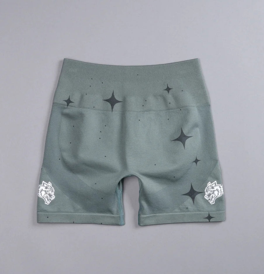 IYKYK EVERSON SEAMLESS "TRAINING" SHORTS IN GREEK STONE STARRY NIGHT