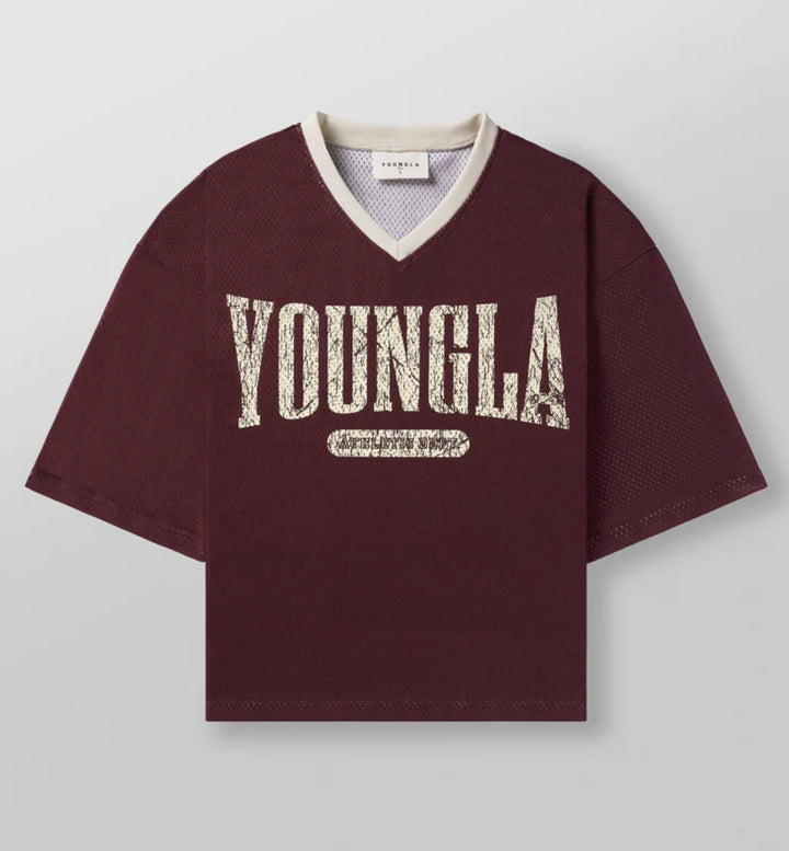 4187 Varsity Football Cropped Jersey