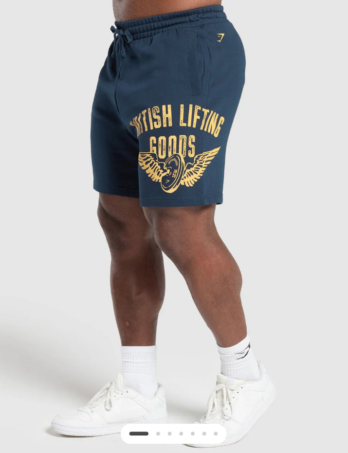 BRITISH LIFTING GOODS GRAPHIC SHORTS