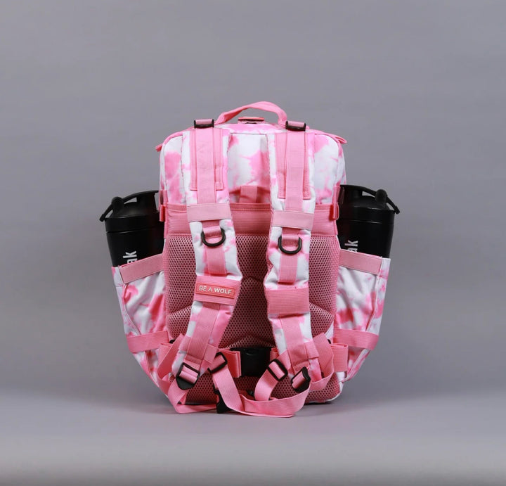 35L Backpack Timber Wolf Pink Coral