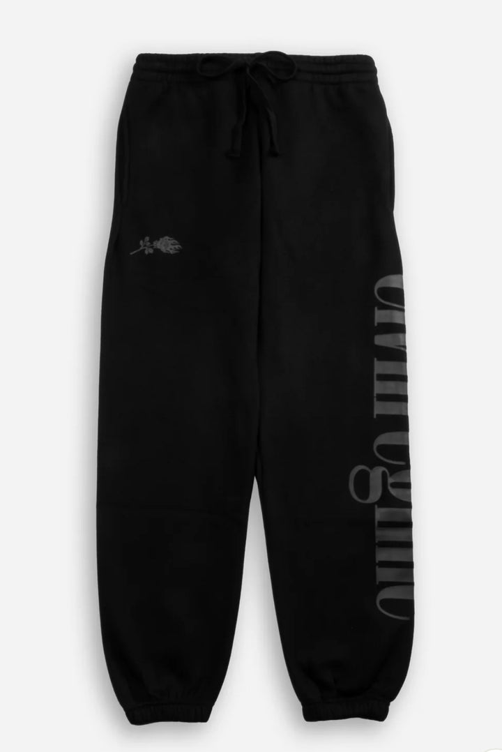 CONCRETE COZY JOGGERS IN BLACK