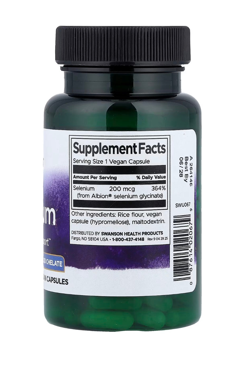 Selenium Albion 200mcg 90 Veg cap