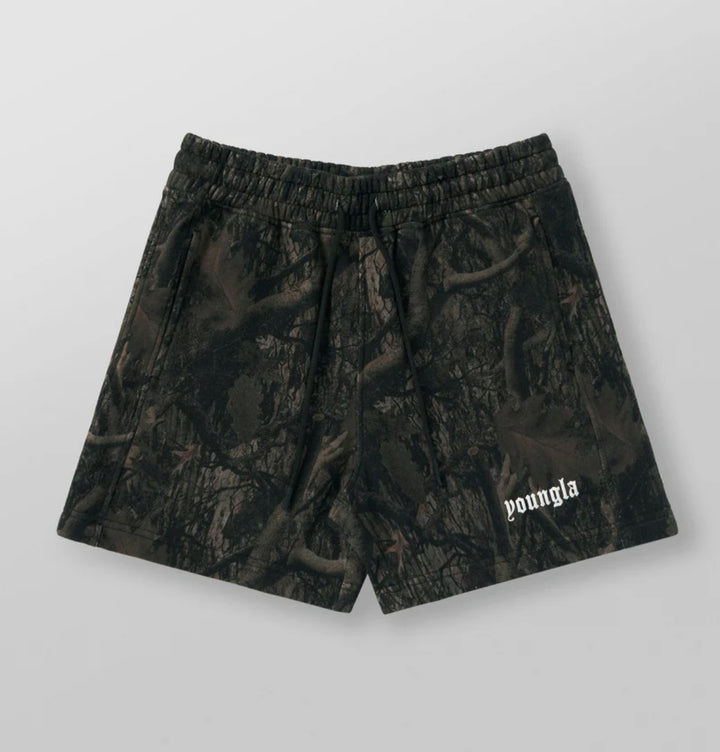 1118 Three camo cotton shorts