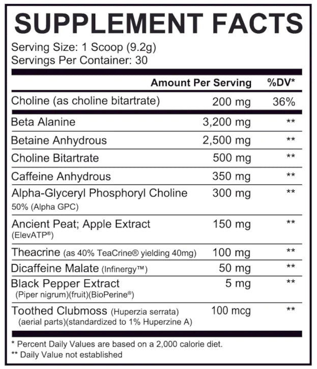 SEVENTH GEAR V2 // HIGH-STIM PRE-WORKOUT 30 porciones