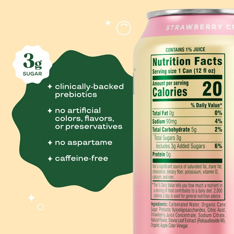 Bloom Pop (No Cafeine) Prebiotic Soda