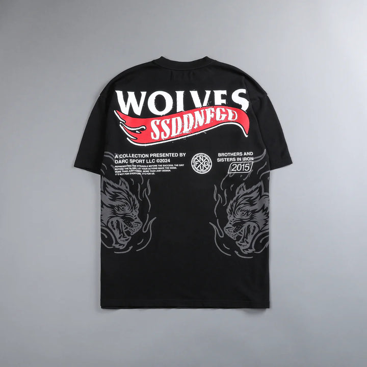 TILL THE WHEELS FALL OFF V2 "PREMIUM" OVERSIZED TEE IN BLACK